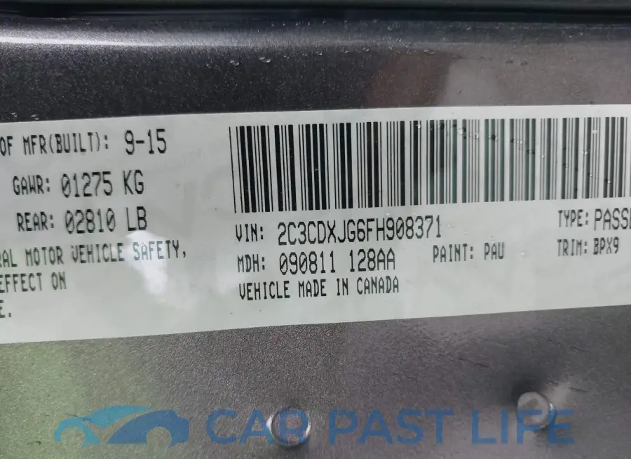 2C3CDXJG6FH908371# 9