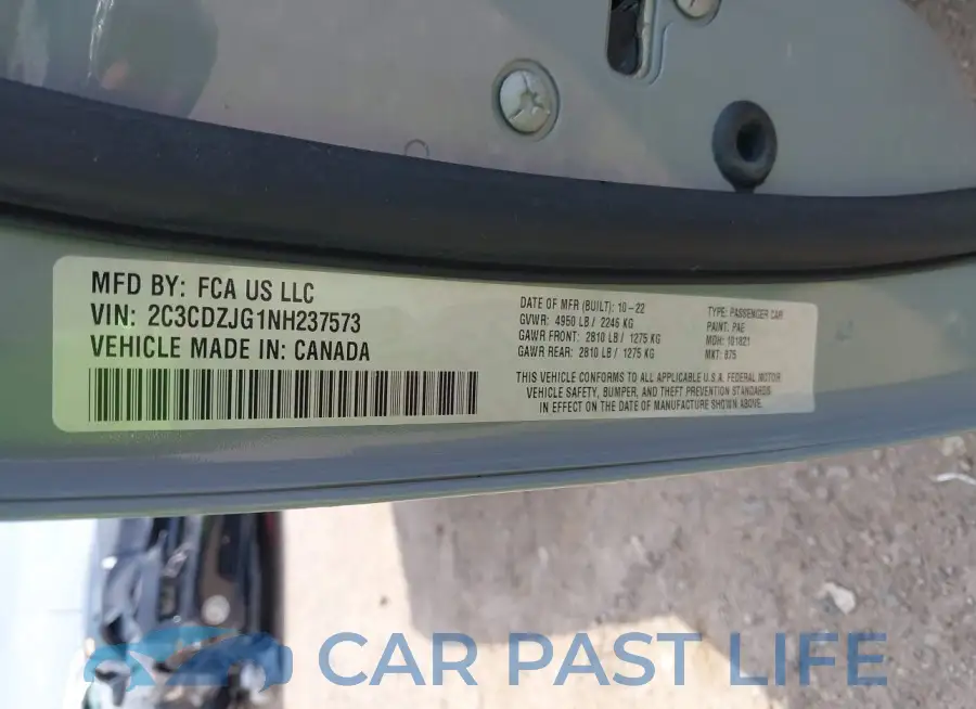 2C3CDZJG1NH237573# 9
