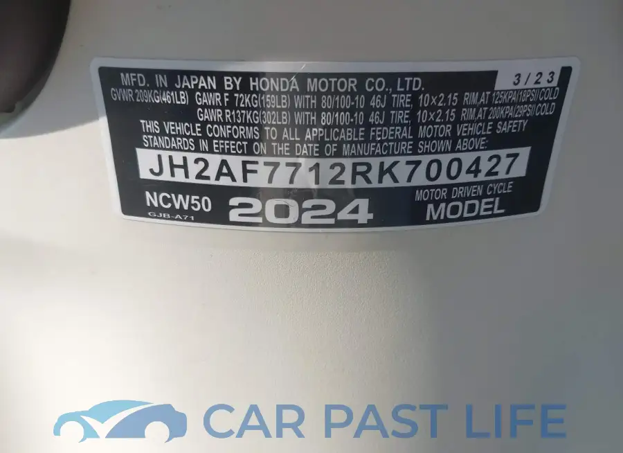 JH2AF7712RK700427# 10