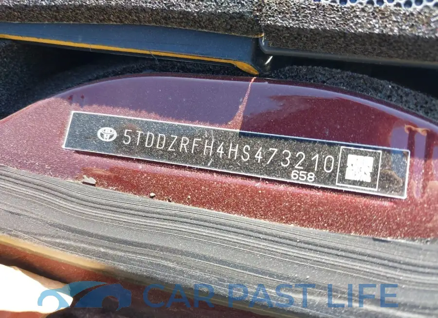 5TDDZRFH4HS473210# 9