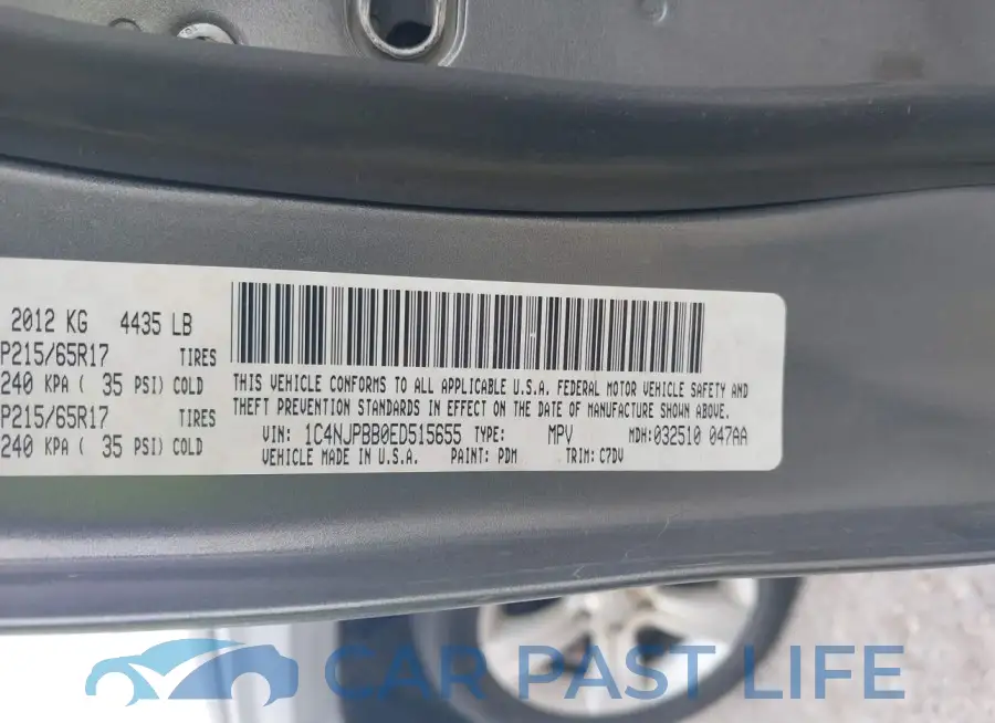 1C4NJPBB0ED515655# 9