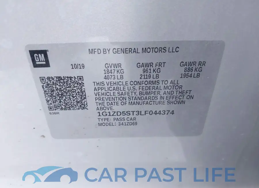 1G1ZD5ST3LF044374# 9
