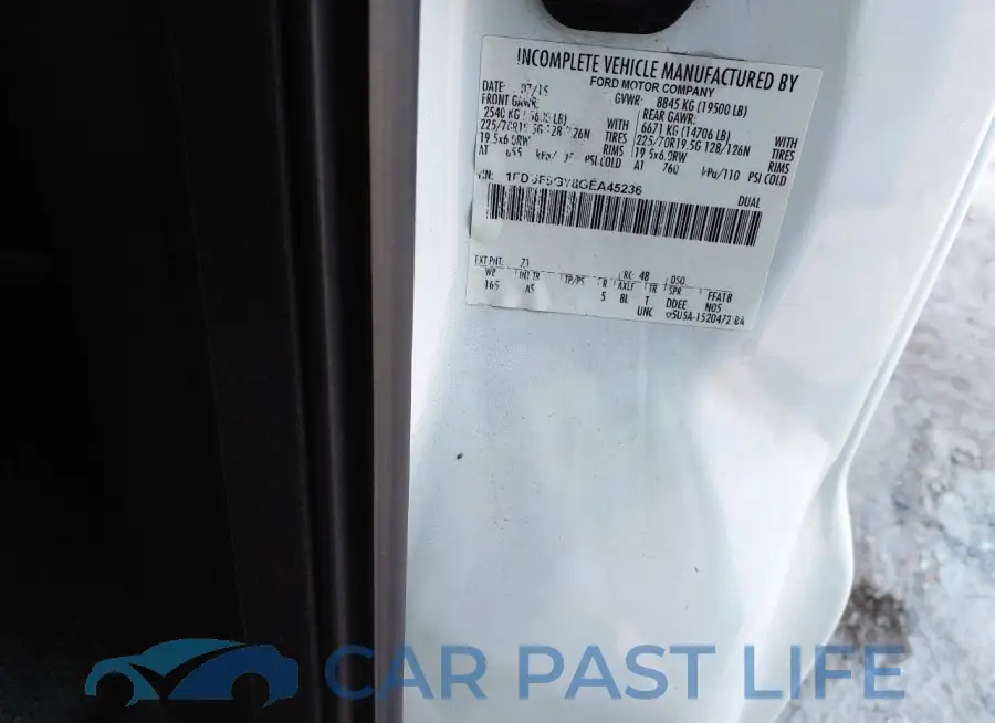 1FDUF5GY8GEA45236# 8