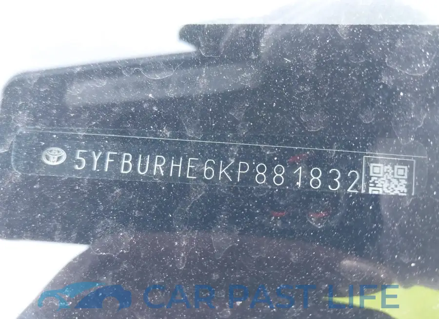 5YFBURHE6KP881832# 9