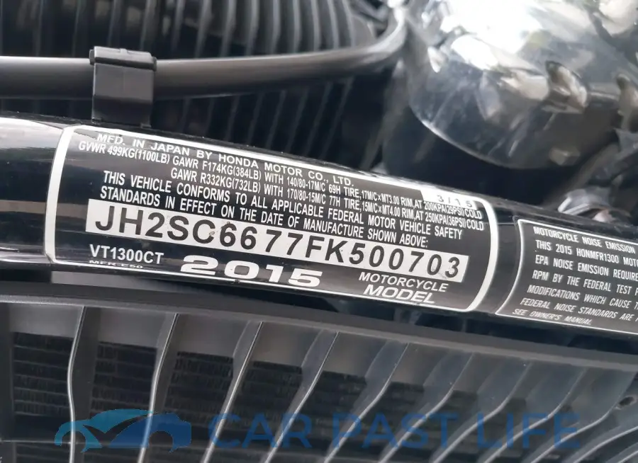 JH2SC6677FK500703# 10