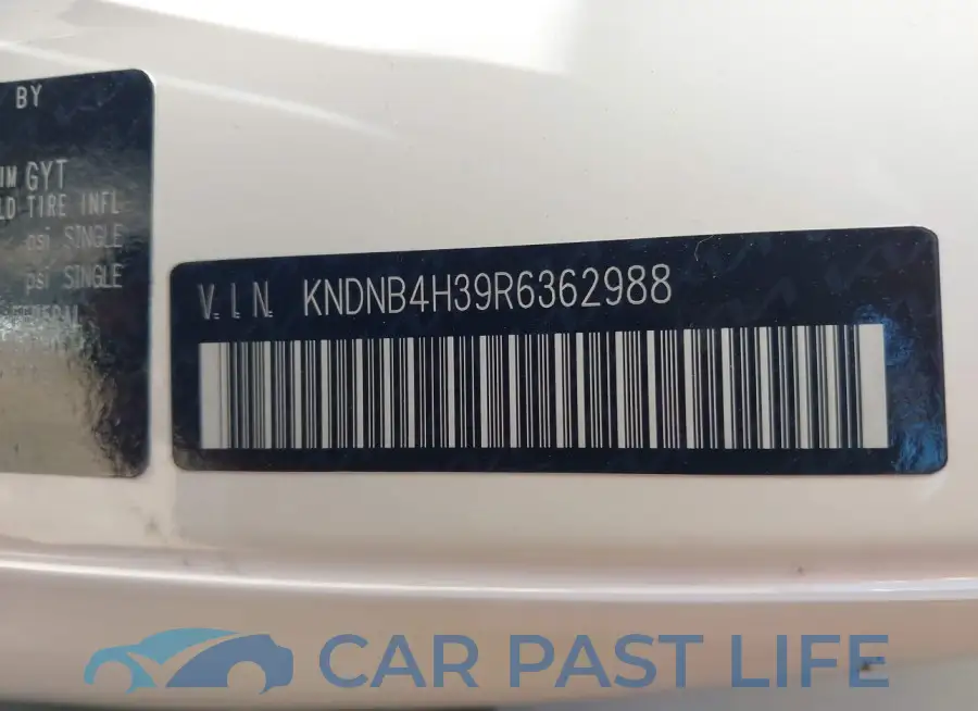 KNDNB4H39R6362988# 9