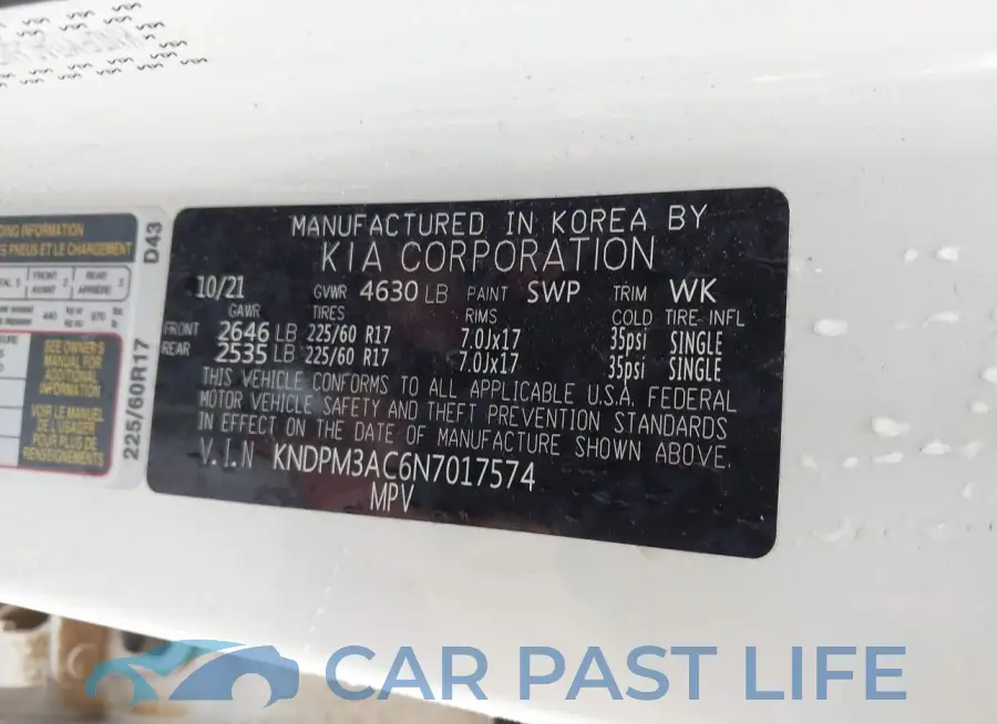 KNDPM3AC6N7017574# 9