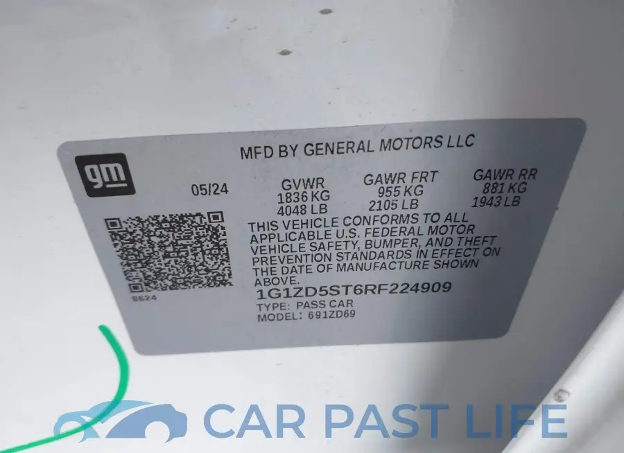 1G1ZD5ST6RF224909# 9