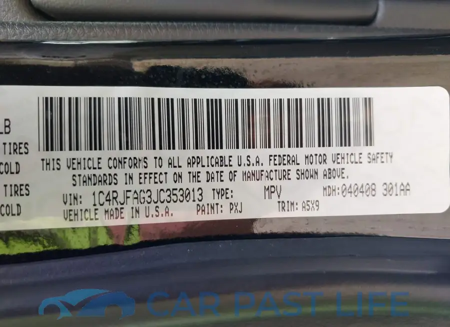 1C4RJFAG3JC353013# 9