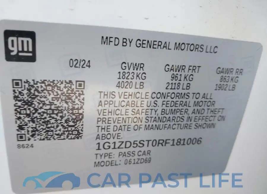 1G1ZD5ST0RF181006# 9