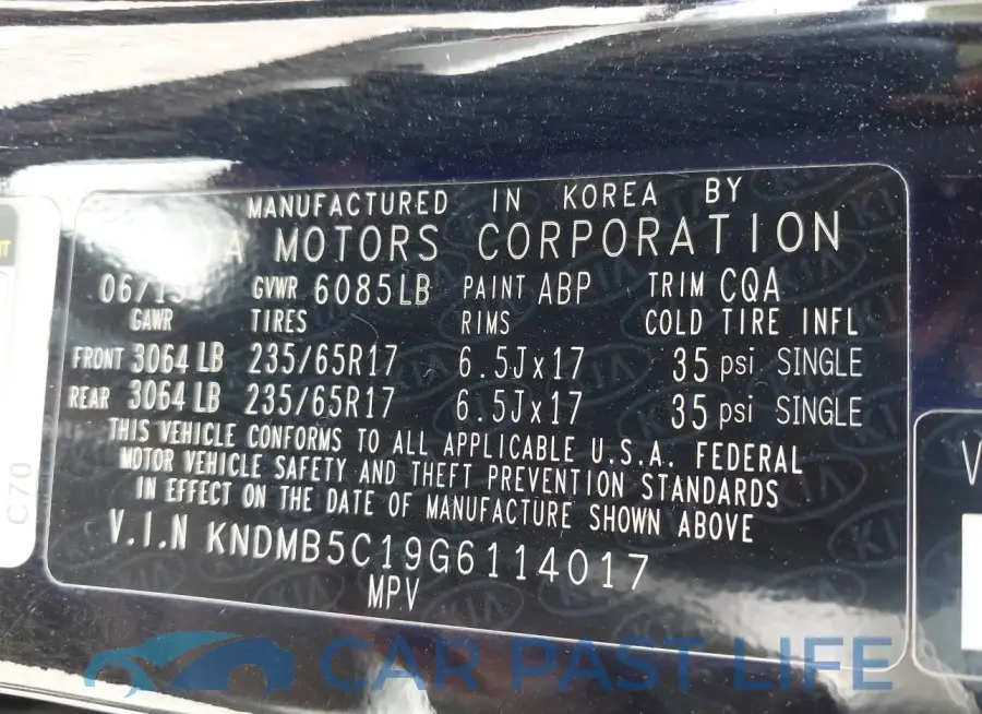 KNDMB5C19G6114017# 9