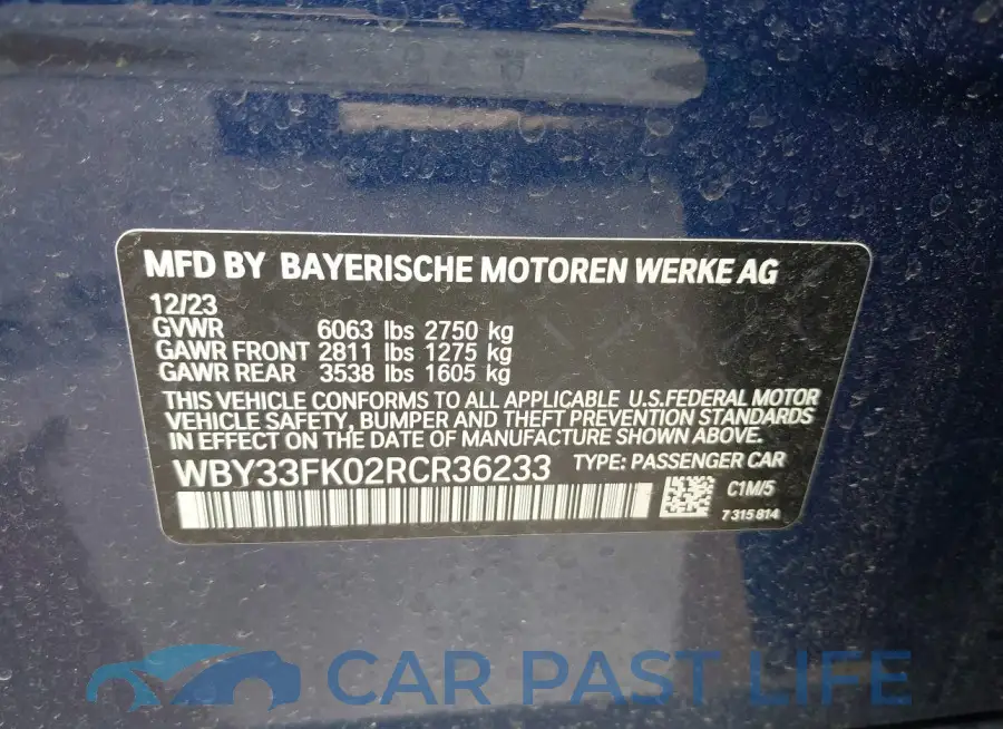 WBY33FK02RCR36233# 8