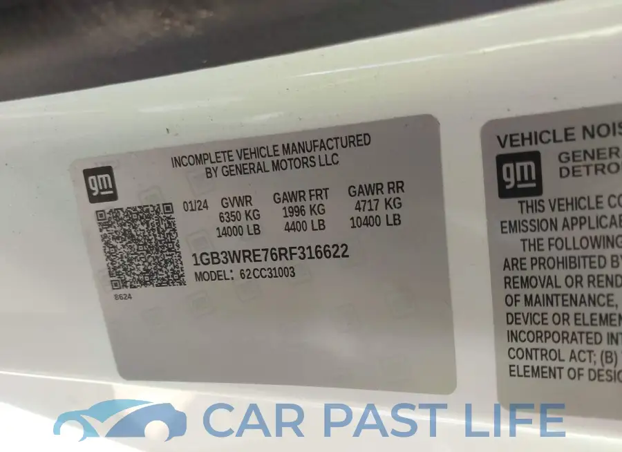 1GB3WRE76RF316622# 8