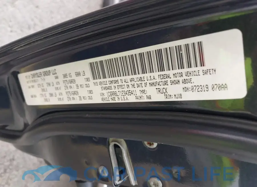 1C6RR6LT1ES435411# 9