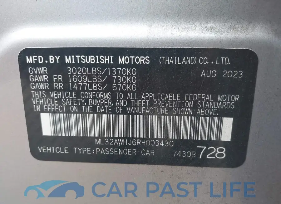ML32AWHJ6RH003430# 9