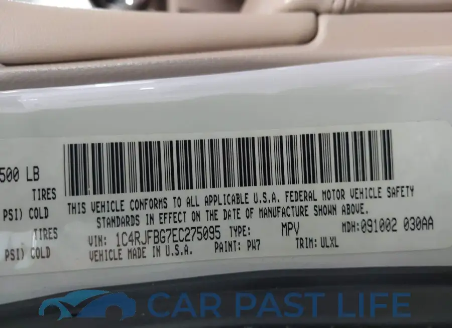 1C4RJFBG7EC275095# 9