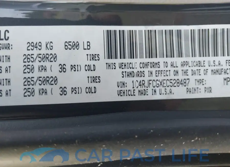 1C4RJFCGXEC528487# 9