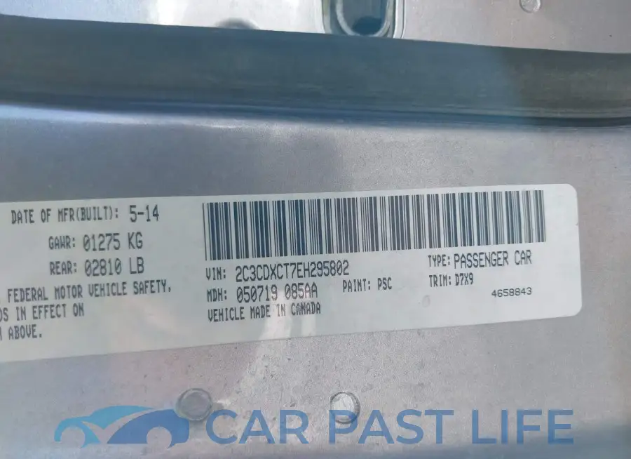 2C3CDXCT7EH295802# 9