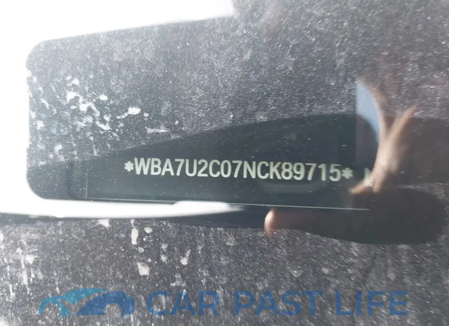 WBA7U2C07NCK89715# 17