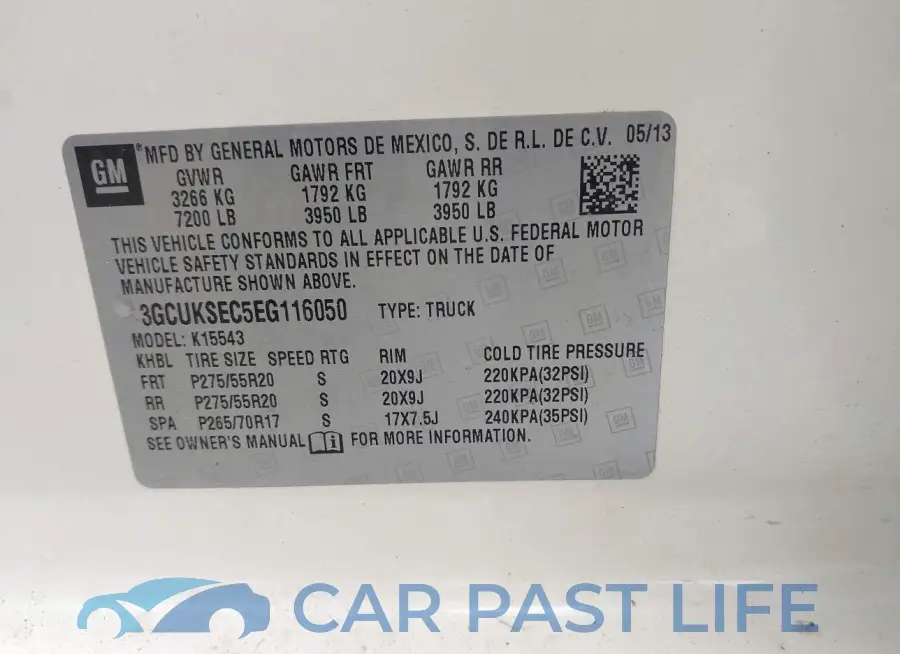 3GCUKSEC5EG116050# 9