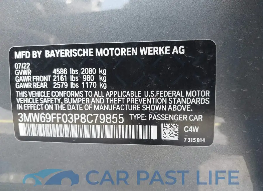 3MW69FF03P8C79855# 9