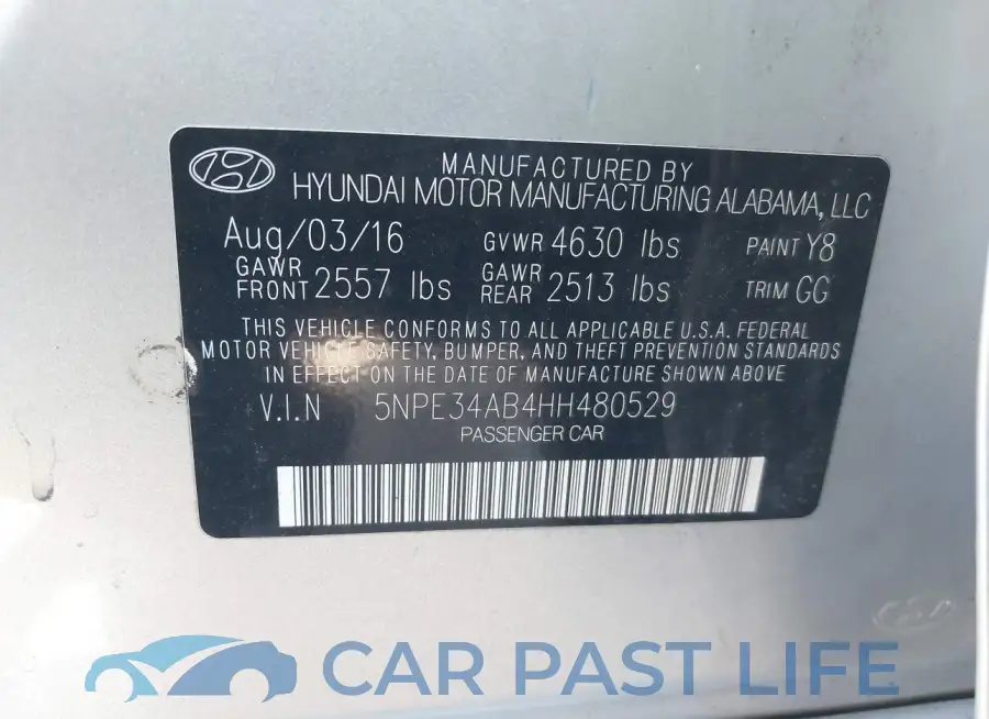 5NPE34AB4HH480529# 9