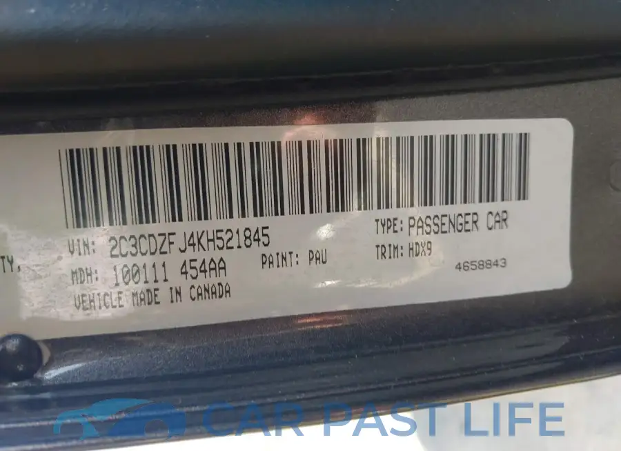 2C3CDZFJ4KH521845# 9