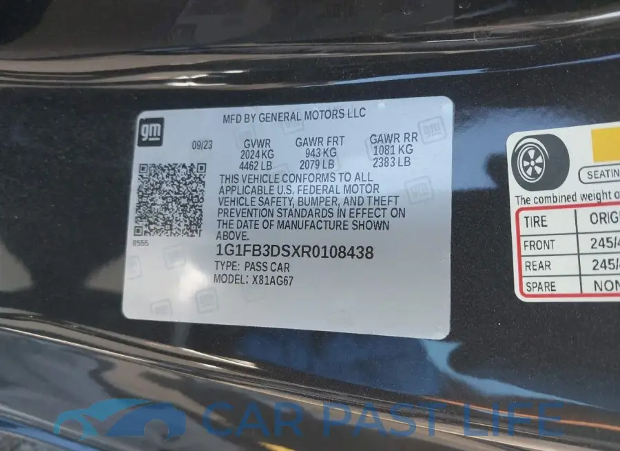 1G1FB3DSXR0108438# 9