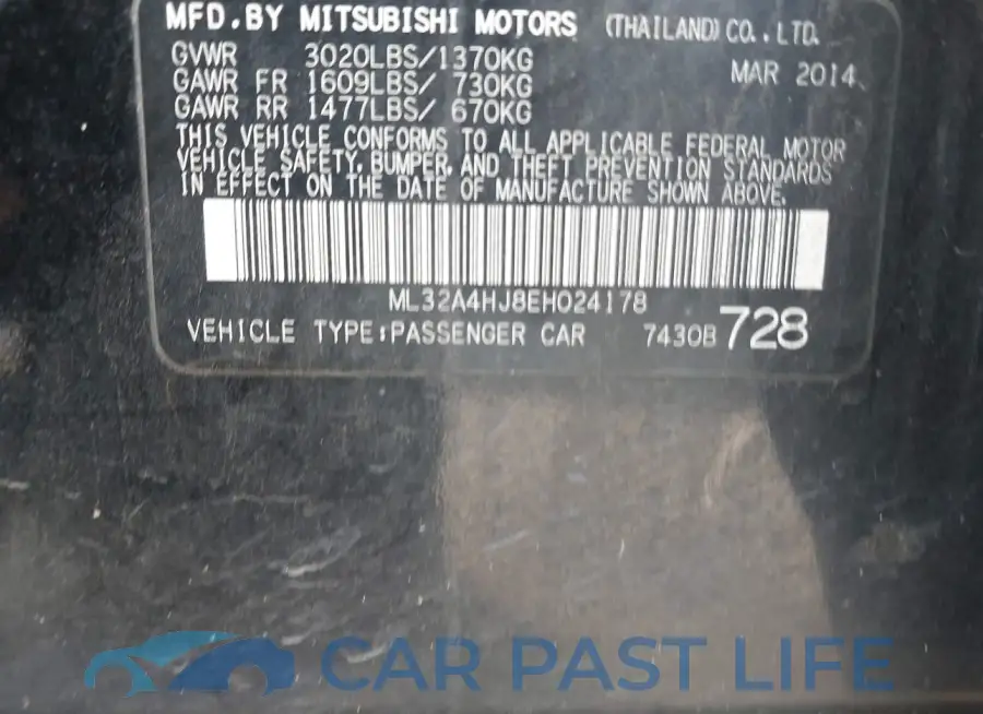 ML32A4HJ8EH024178# 9