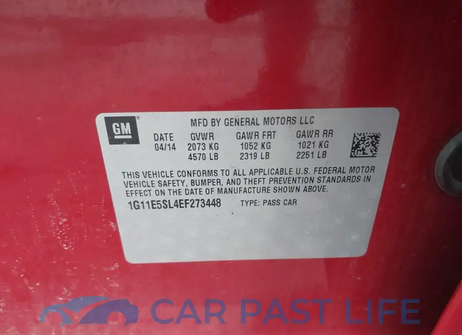 1G11E5SL4EF273448# 9