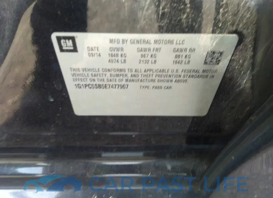1G1PC5SB5E7477967# 9