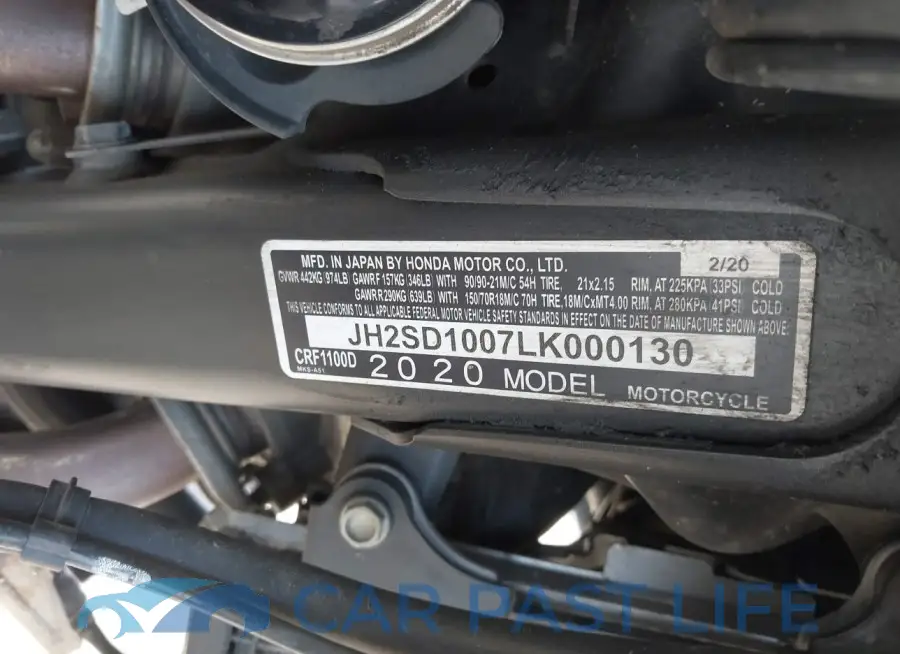JH2SD1007LK000130# 10