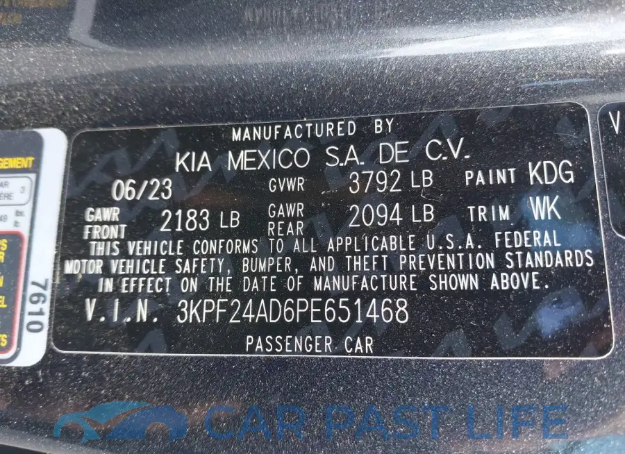 3KPF24AD6PE651468# 9