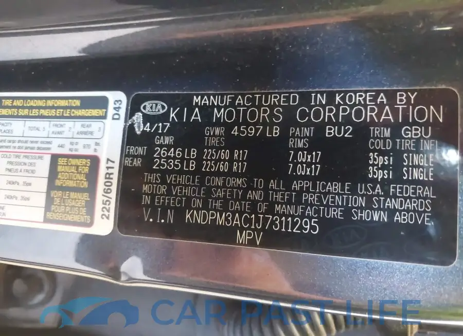 KNDPM3AC1J7311295# 9