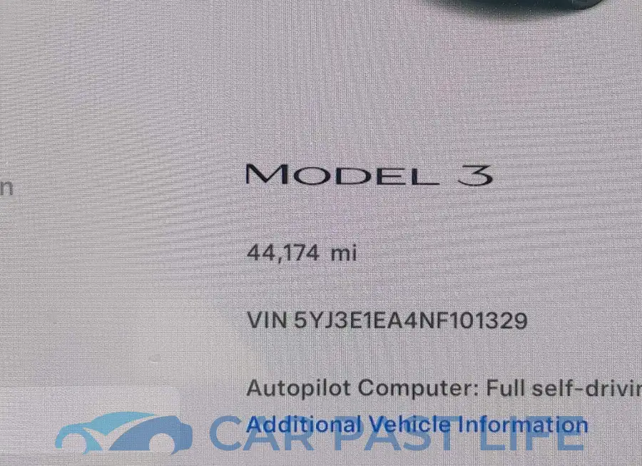 5YJ3E1EA4NF101329# 15