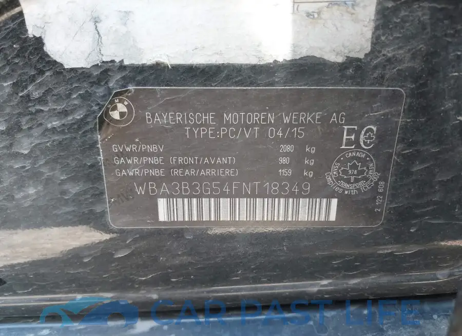 WBA3B3G54FNT18349# 9