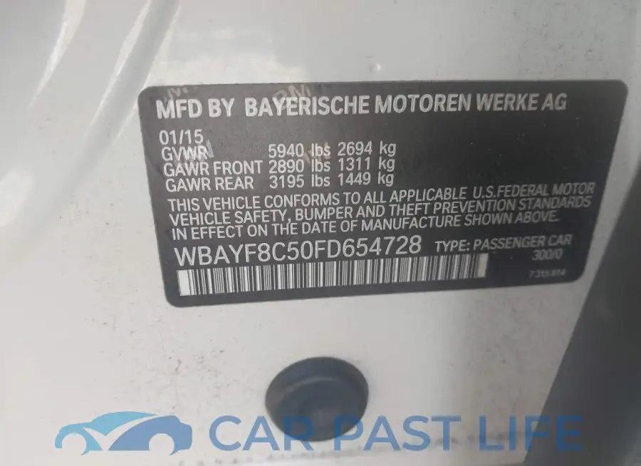 WBAYF8C50FD654728# 9