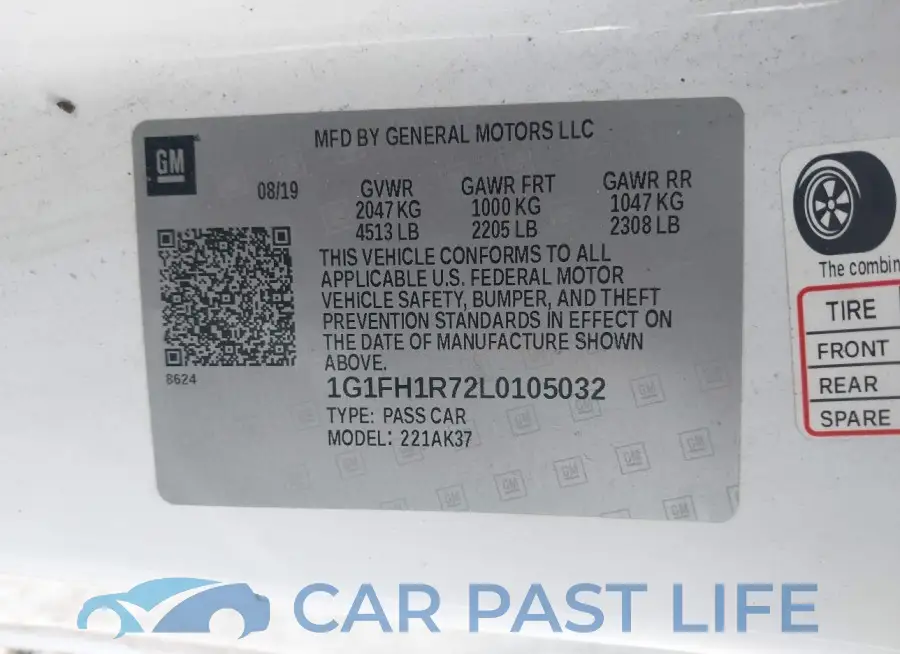 1G1FH1R72L0105032# 9
