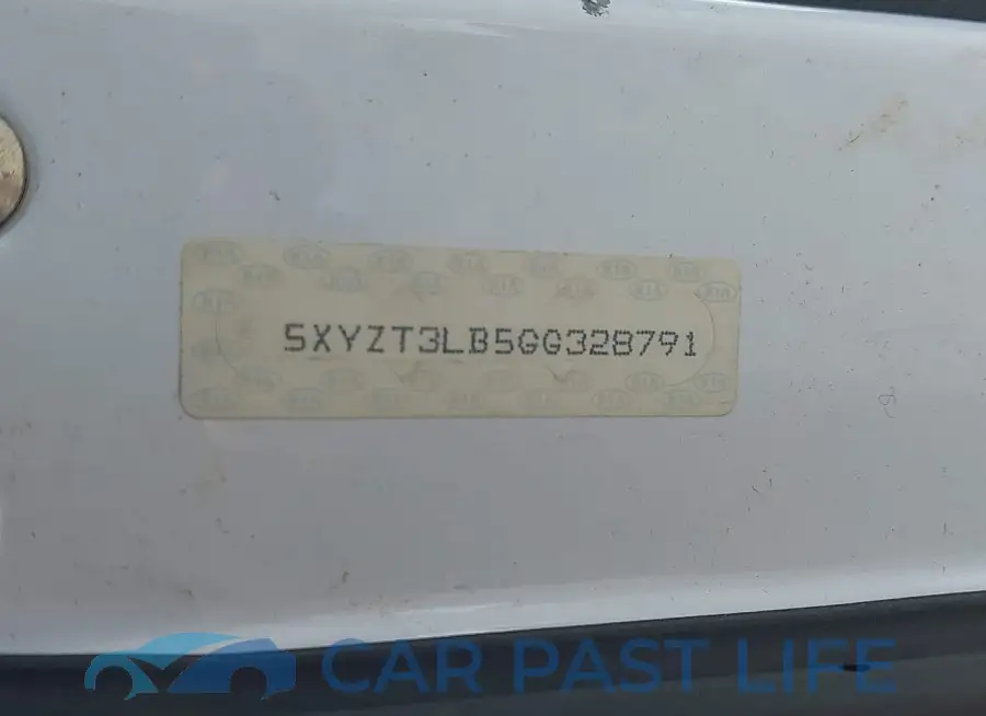 5XYZT3LB5GG328791# 9