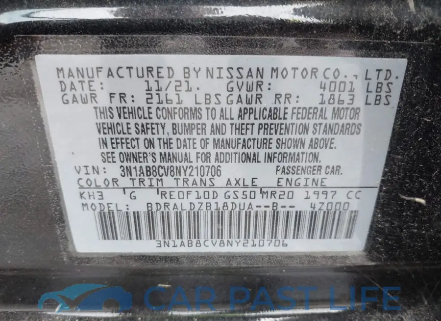 3N1AB8CV8NY210706# 9
