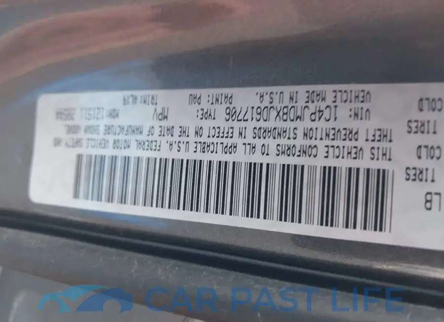 1C4PJMDBXJD617706# 9