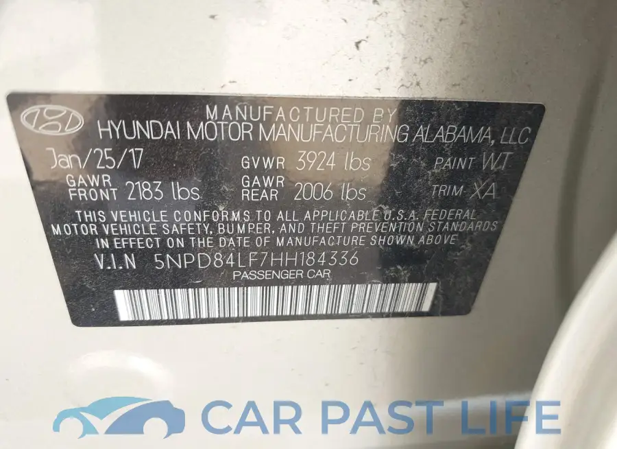 5NPD84LF7HH184336# 9
