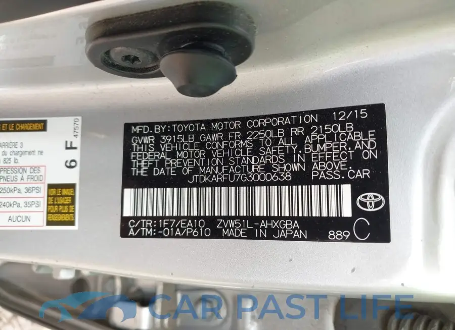 JTDKARFU7G3000638# 9