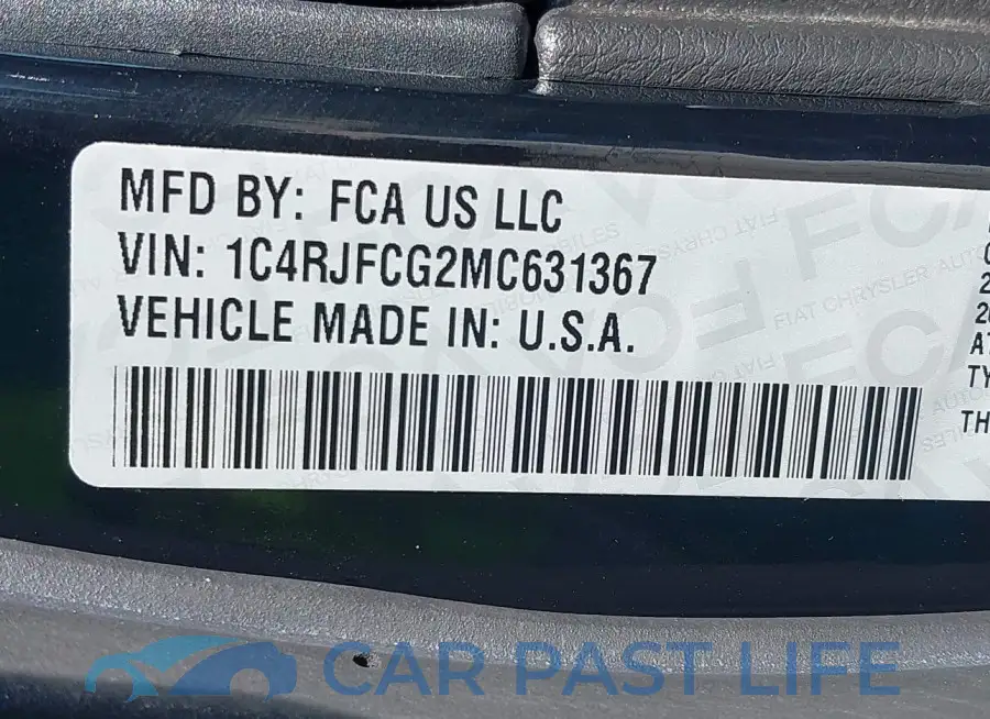 1C4RJFCG2MC631367# 9