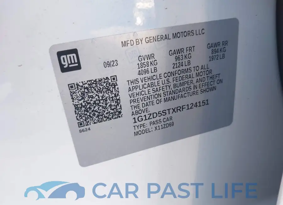 1G1ZD5STXRF124151# 9