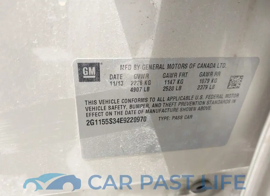 2G1155S34E9220970# 9