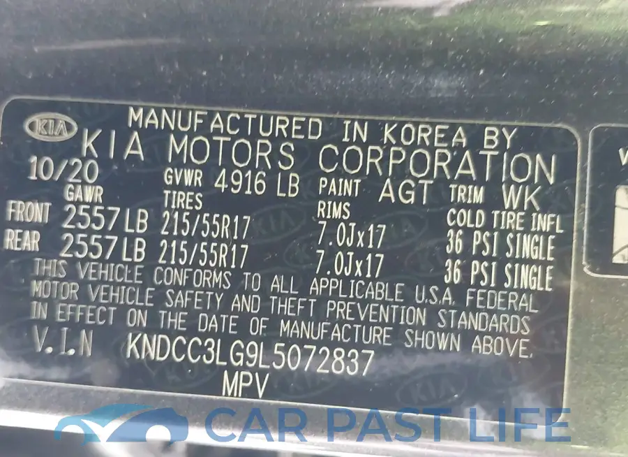 KNDCC3LG9L5072837# 9