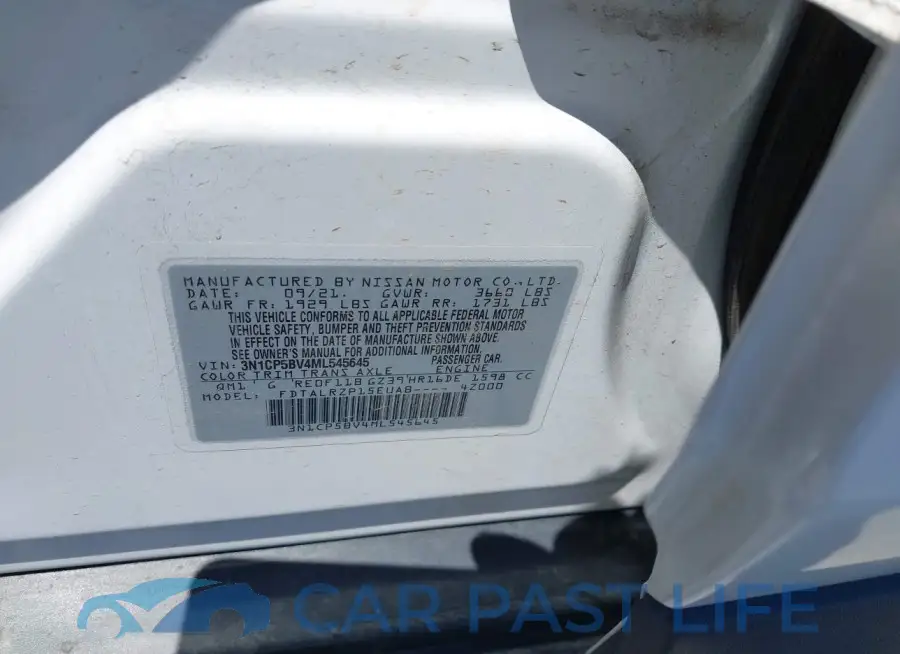3N1CP5BV4ML545645# 9