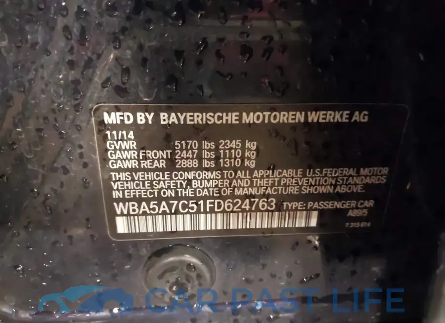 WBA5A7C51FD624763# 9
