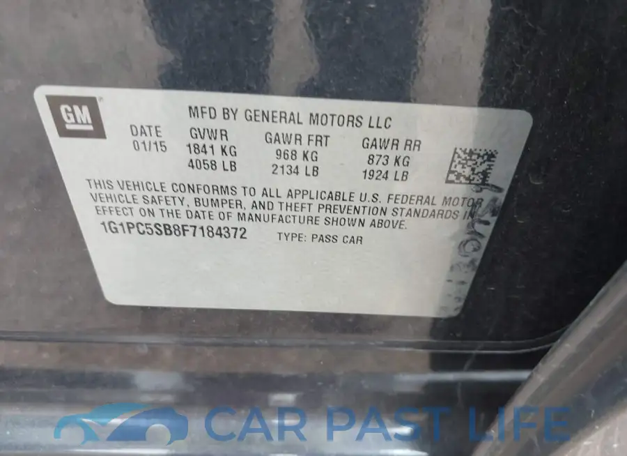 1G1PC5SB8F7184372# 9